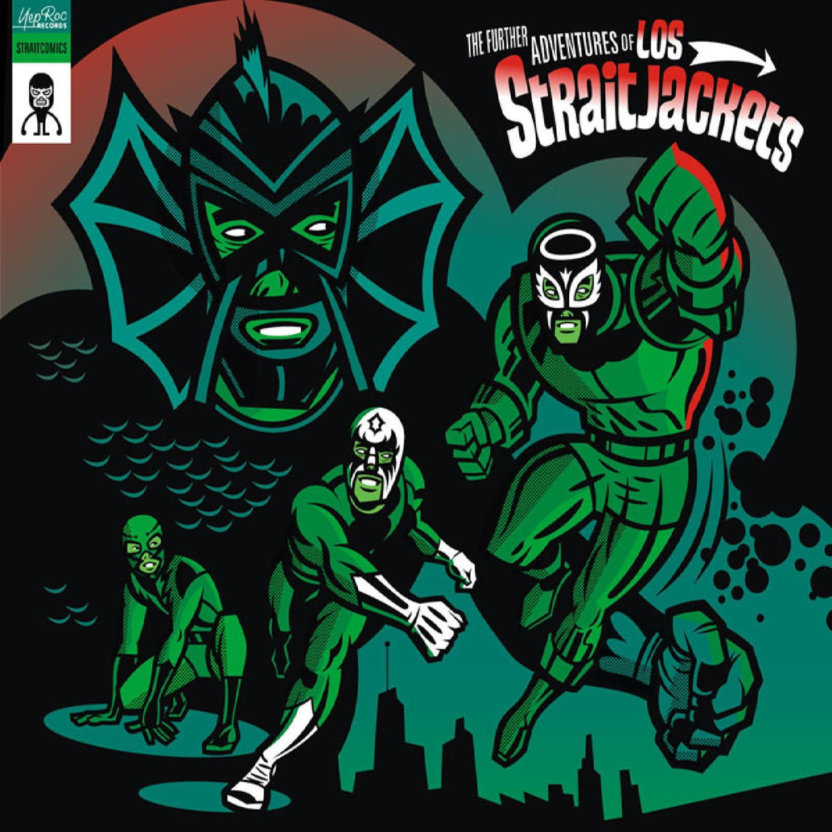 LOS STRAITJACKETS The Further Adventures Of Los Straitjackets (Green Vinyl) | Vinyl