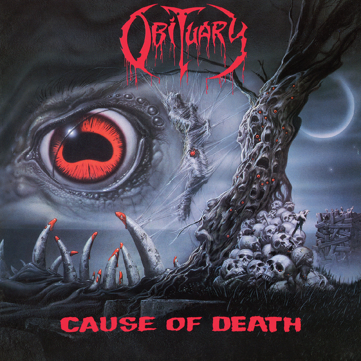 Obituary Cause Of Death - Remastered (Gray With Black Splatter Vinyl) | Vinyl