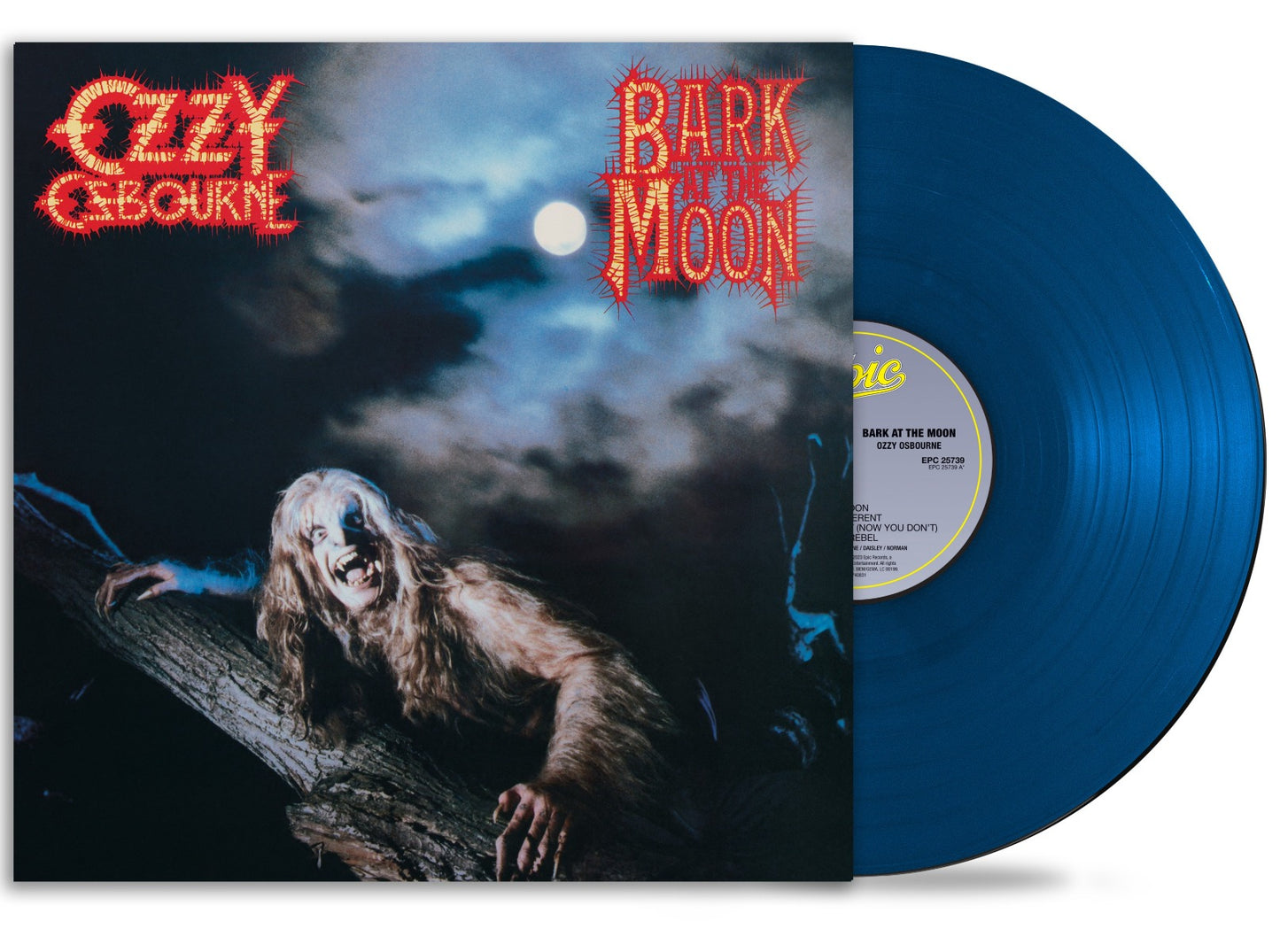 Ozzy Osbourne Bark At The Moon: 40th Anniversary Edition (Indie Exclusive, Translucent Cobalt Blue Colored Vinyl) | Vinyl