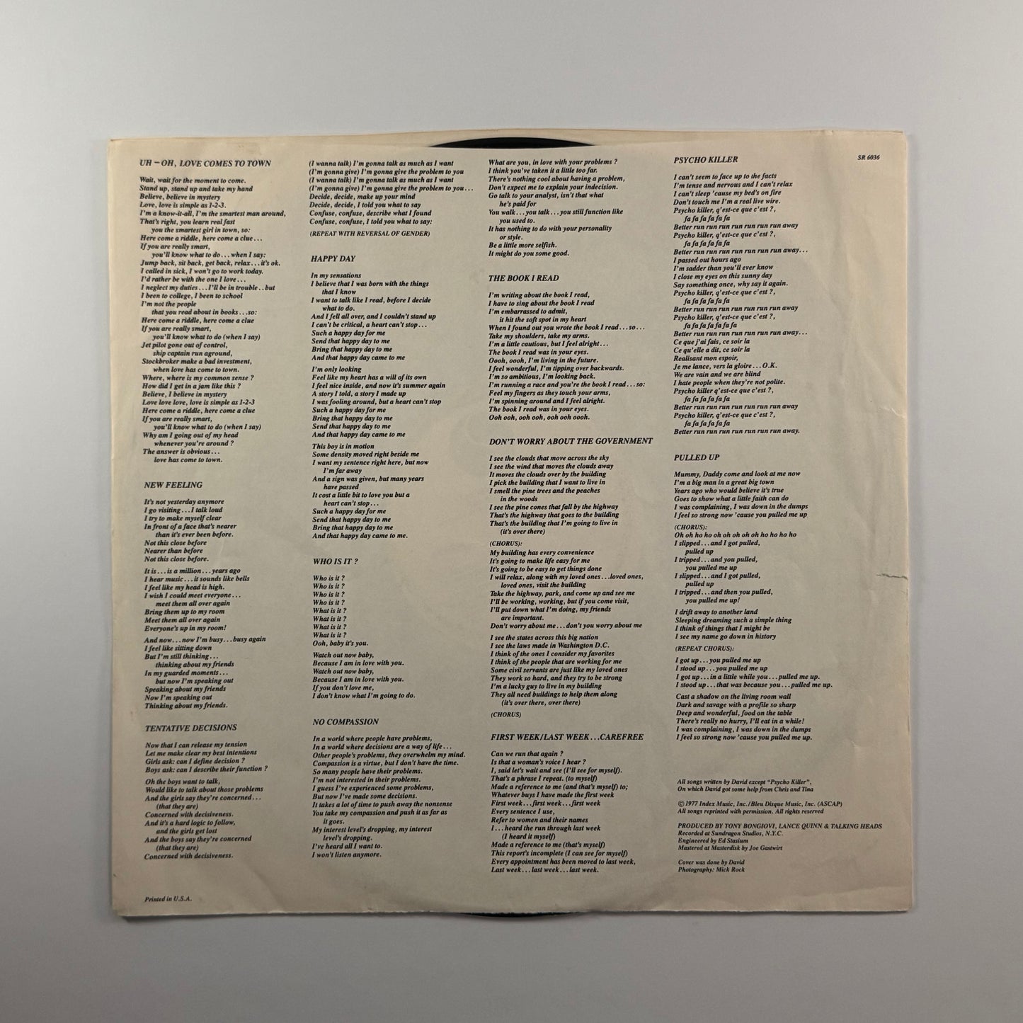 Talking Heads: 77