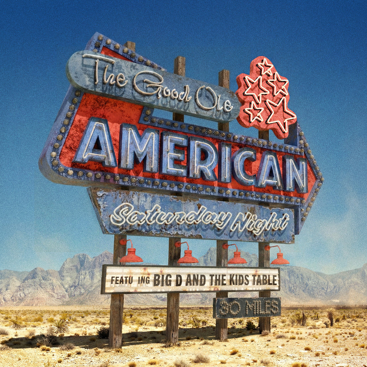 Big D And The Kids Table The Good Ole American Saturday Night (Blue Dream Splash Vinyl) | Vinyl
