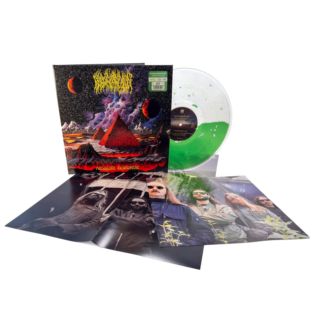 Blood Incantation Absolute Elsewhere (Ltd. Deluxe) [Emerald Liquid Filled Vinyl] | Vinyl