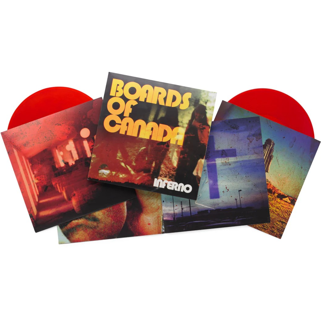Boards of Canada Inferno (Limited Edition, Indie Exclusive, Triple Gatefold Outer Sleeve, Deluxe Edition, Transparent Red Colored Vinyl) (2 Lp's) | Vinyl