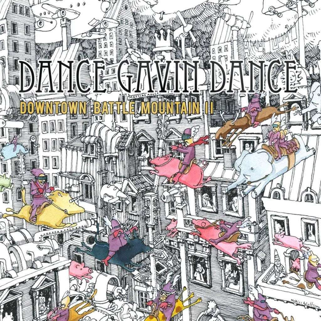 Dance Gavin Dance Downtown Battle Mountain Ii (15Th Anniversary) [Light Blue Glitter LP] | Vinyl