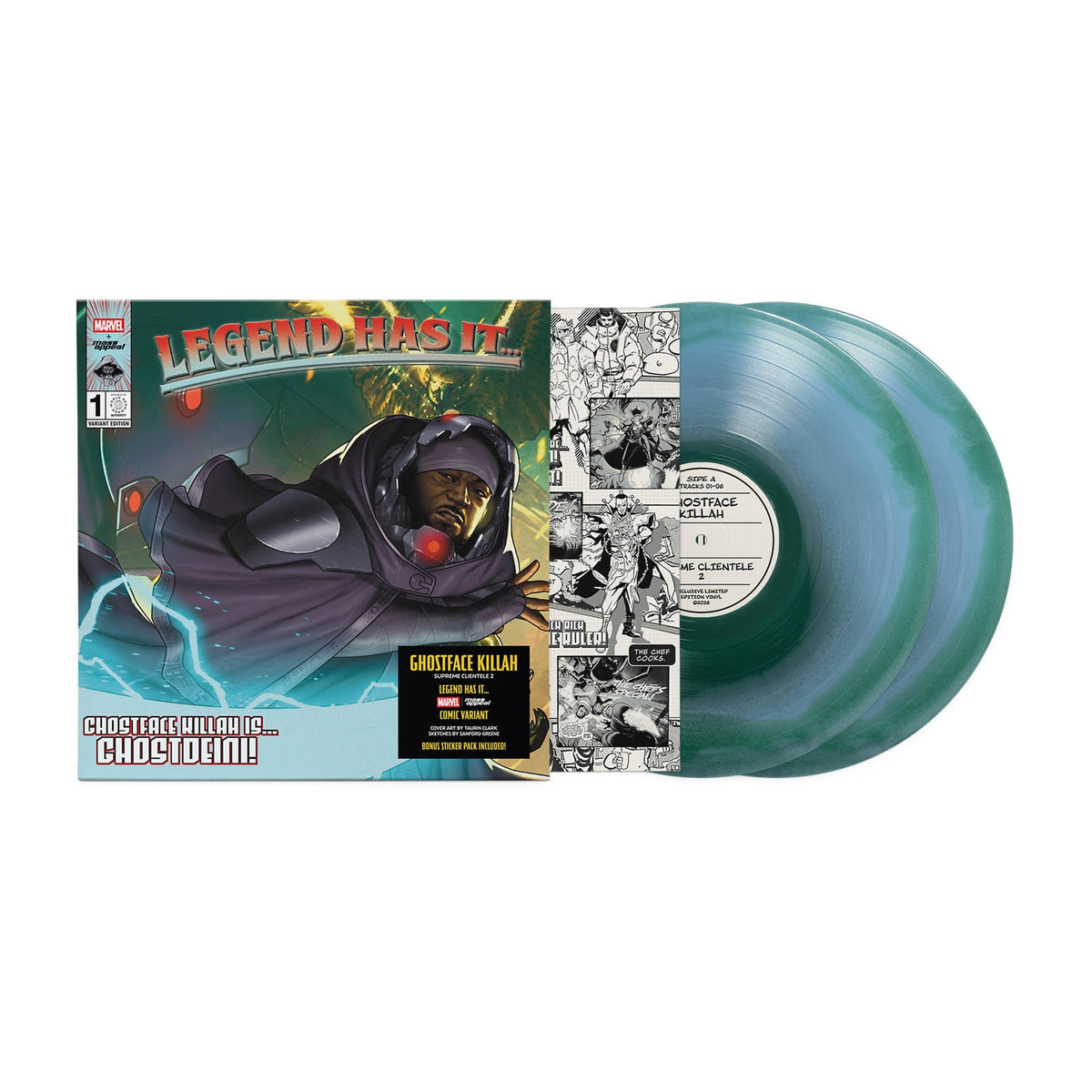 Ghostface Killah Supreme Clientele 2 [Green/Blue Marble] [2LP] | Vinyl