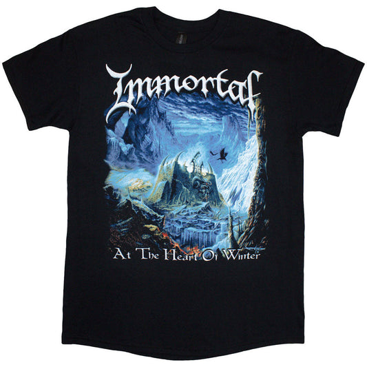 Immortal At The Heart Of Winter – Black (Back Print) | Apparel