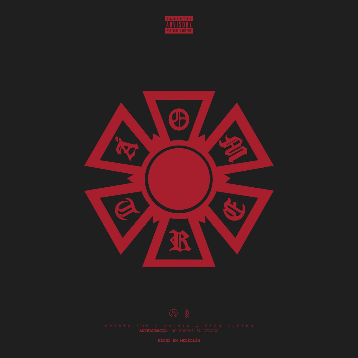 J Balvin & Ryan Castro Omertá [Red] | Vinyl