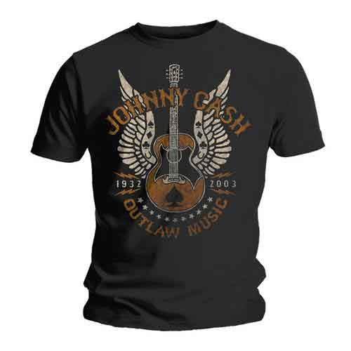 Johnny Cash Outlaw | T-Shirt Black