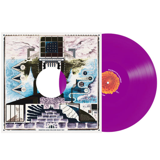 King Gizzard & The Lizard Wizard Polygondwanaland (100% Recycled Plastic (r-PET), 180 Gram Translucent Purple) | Vinyl