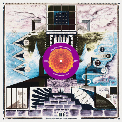 King Gizzard & The Lizard Wizard Polygondwanaland (100% Recycled Plastic (r-PET), 180 Gram Translucent Purple) | Vinyl
