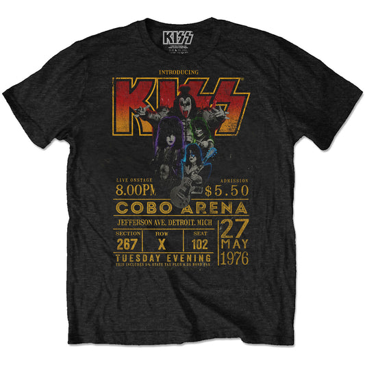 Kiss Cobo Arena '76 | T-Shirt black