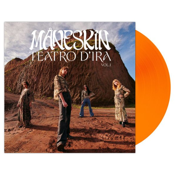 Maneskin Teatro D'Ira: Vol. I (Transparent Orange Colored Vinyl) [Import] | Vinyl