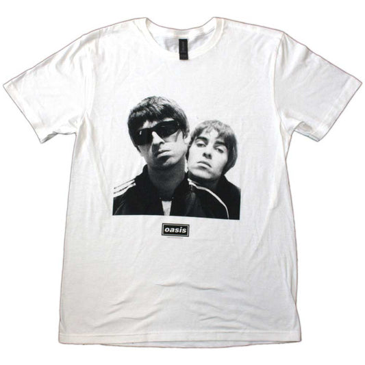 Oasis Noel & Liam Square Photo | T-Shirt White