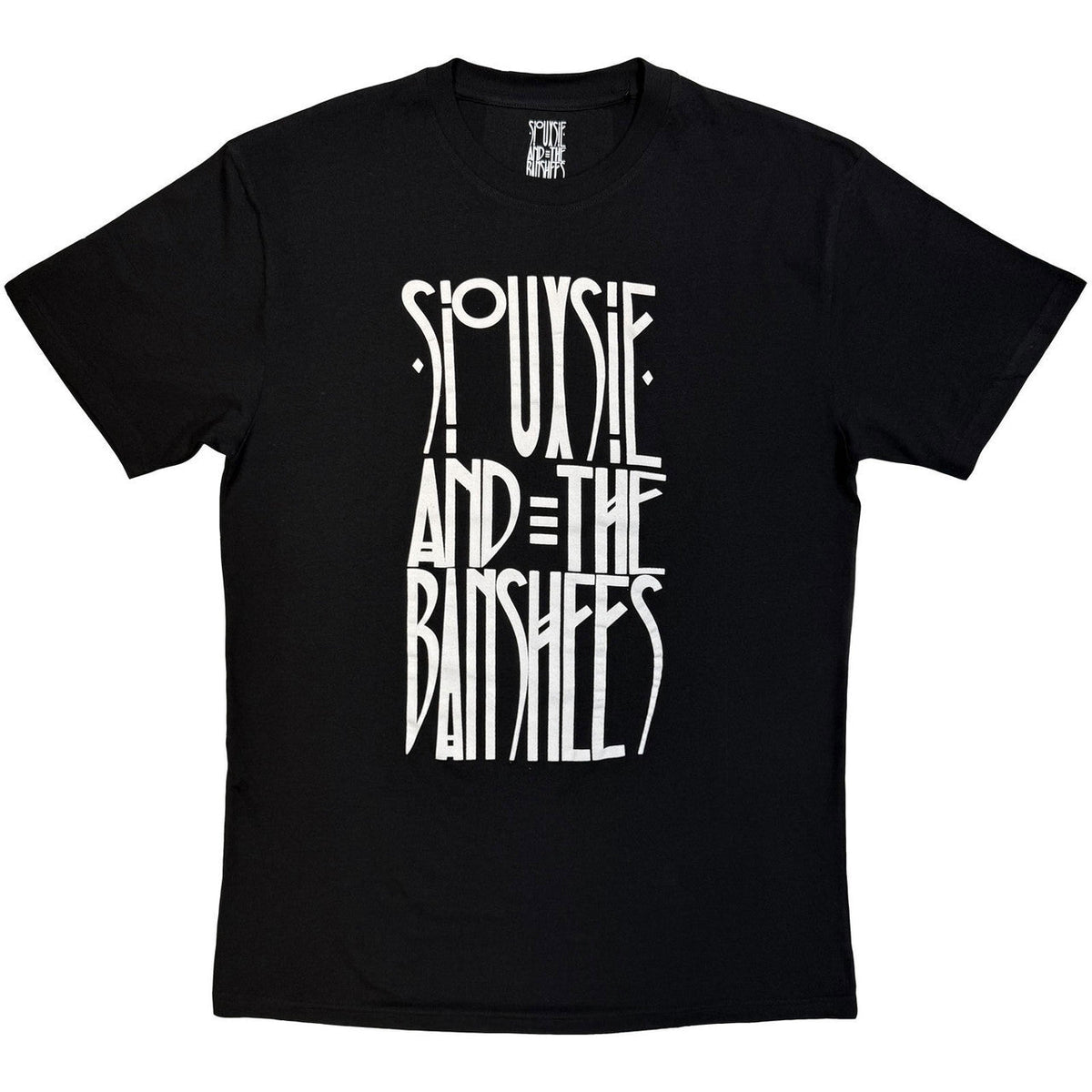 Siouxsie & The Banshees Logo Mono Unisex T-Shirt (Black) | Apparel