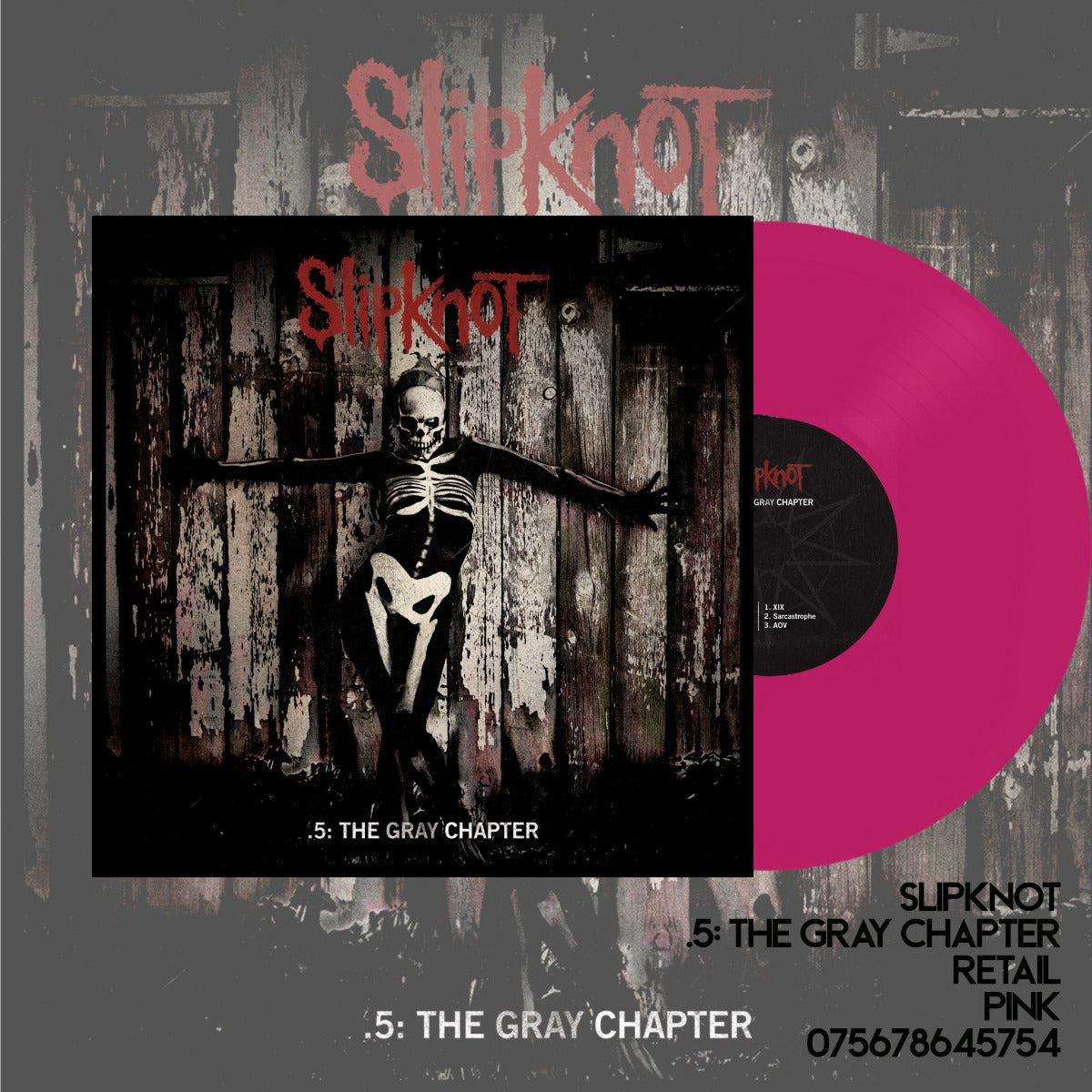 Slipknot 5: The Gray Chapter (2 LP pink colored vinyl) | Vinyl