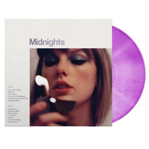 Taylor Swift Midnights [Explicit Content] (Indie Exclusive, Limited Edition, Colored Vinyl, Purple Marble) | Vinyl