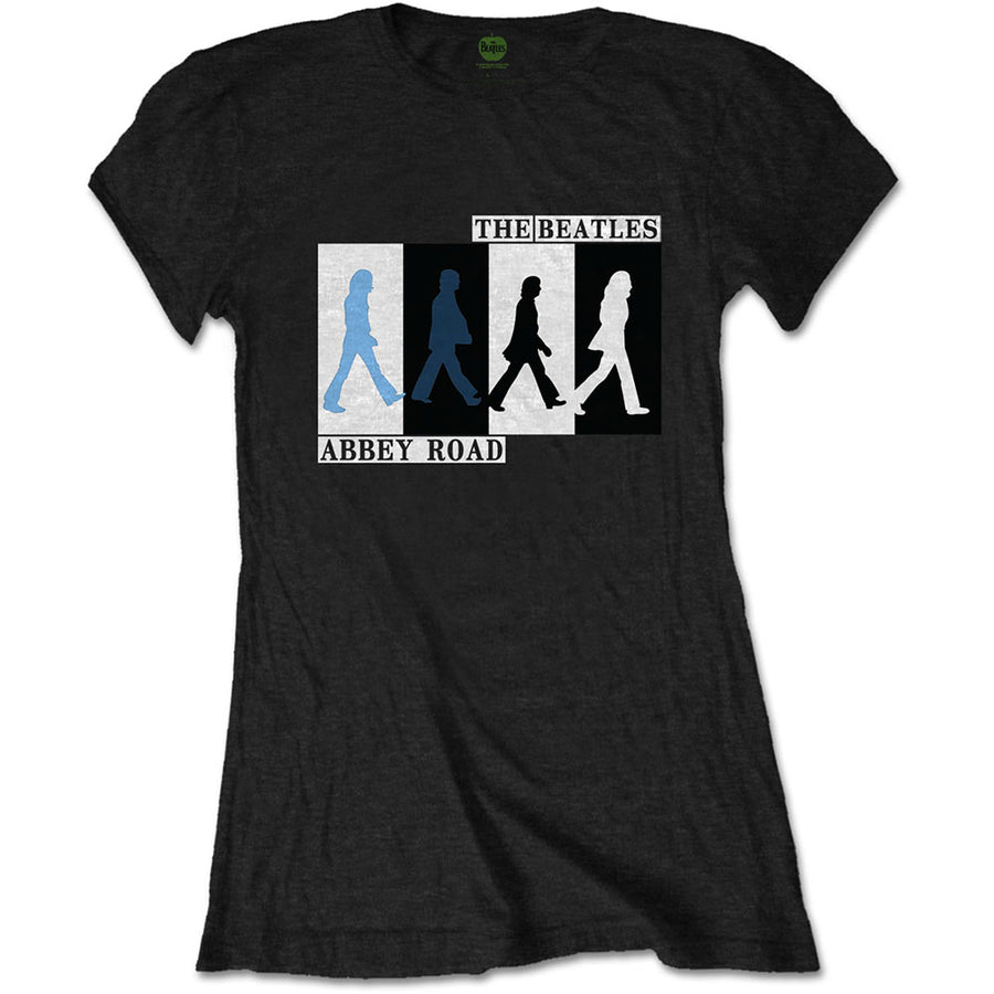 The Beatles Abbey Road Colours Crossing | T-Shirt Black
