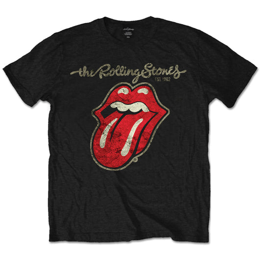 The Rolling Stones Plastered Tongue | T-Shirt black
